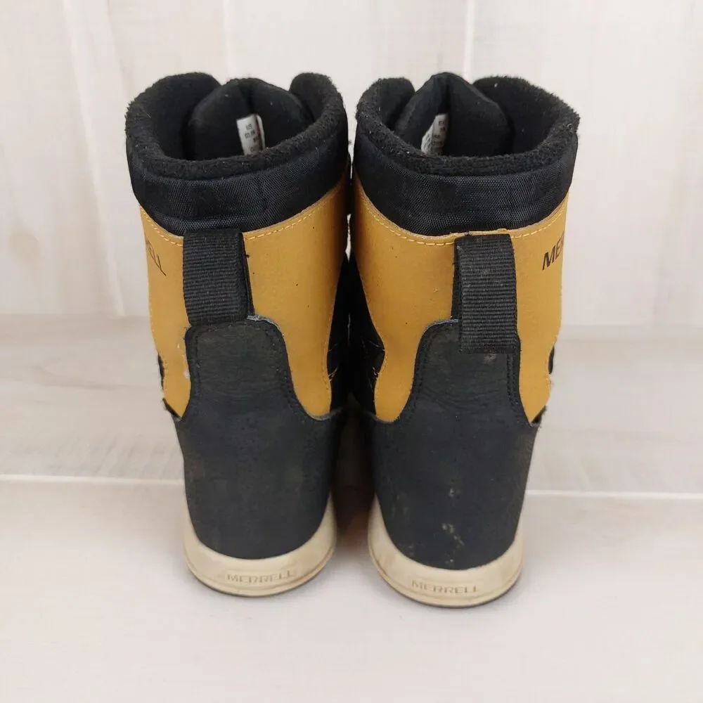 Merrell Snow Bank 2.0 Boys Outdoor Winter Boots Sz 3M Waterproof 200g Insulated